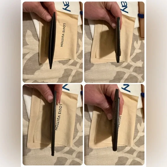 Authentic Louis Vuitton Damier Ebene Card Holder - Picture 4 of 16